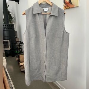 Akris Punto Wool Collared Vest